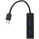 JY - shf04 USB 3.0 hub de 2 puertos USB 3.0 portátil de diseño simple - Envío Gratuito