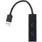 JY - shf04 USB 3.0 hub de 2 puertos USB 3.0 portátil de diseño simple - Envío Gratuito
