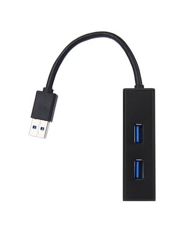 JY - shf04 USB 3.0 hub de 2 puertos USB 3.0 portátil de diseño simple - Envío Gratuito