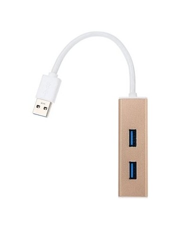 JY - shf04 USB 3.0 hub de 2 puertos USB 3.0 portátil de diseño simple - Envío Gratuito