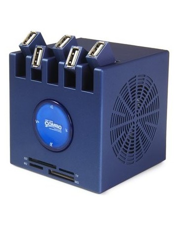 Hub USB 3 en M2 lector de tarjetas MS 1 5 puertos USB TF Altavoz - Envío Gratuito