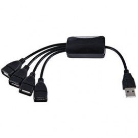 Cable Mini Hub USB macho a hembra de 4 puertos 2.0 - Envío Gratuito