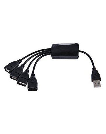 Cable Mini Hub USB macho a hembra de 4 puertos 2.0 - Envío Gratuito