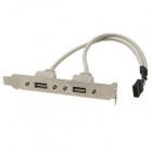 Louiwill Adaptador De Host Panel Posterior Del Soporte 2 Puerto - Envío Gratuito