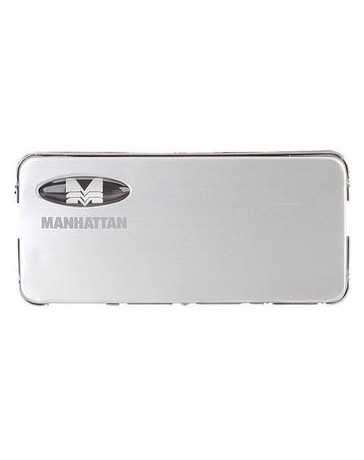 Micro Hub USB 4 Puertos Manhattan 160612 Con Fuente +C+ - Envío Gratuito