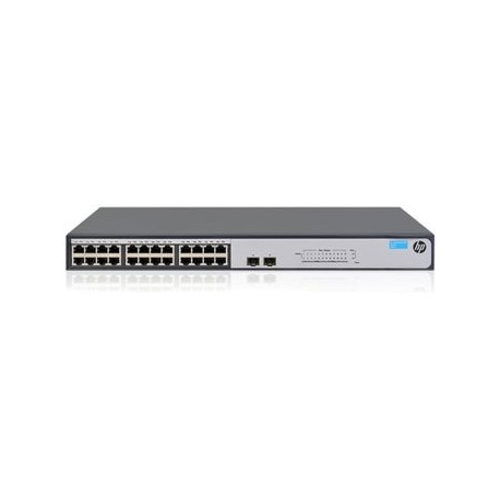 SWITCH HP DE 24 PUERTOS GIGABIT 1420-24G-2SFP RJ45 - Envío Gratuito