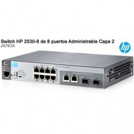 Nuevo Switch Hp 8ptos Fast Ethernet L2 Administrable - Envío Gratuito