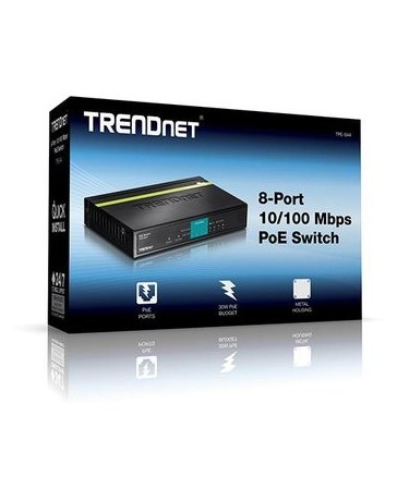 Nuevo Switch PoE De 8 Puertos Trendnet - Envío Gratuito