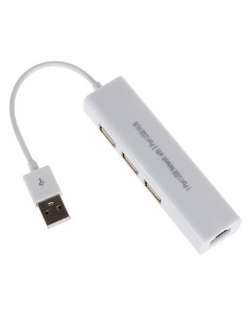 1 Puerto De Red USB Con 3 Puertos USB HUB Compatible - Envío Gratuito
