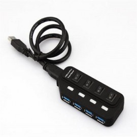 5 Gbps USB 3.0 Hub 4 Puerto compartir adaptador Super velocidad - Envío Gratuito