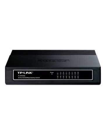 Switch Tp-link Tl-sf1016d De Escritorio 16 Puertos Rj45 - Envío Gratuito