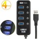 USB 3.0 Hub 4 Puertos 5 Gbps Super Velocidad Indicadores - Envío Gratuito