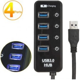 USB 3.0 Hub 4 Puertos 5 Gbps Super Velocidad Indicadores - Envío Gratuito