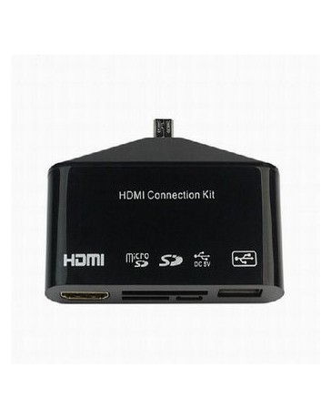 Micro USB OTG lector USB SD TF tarjeta inteligente lector de centro - Envío Gratuito