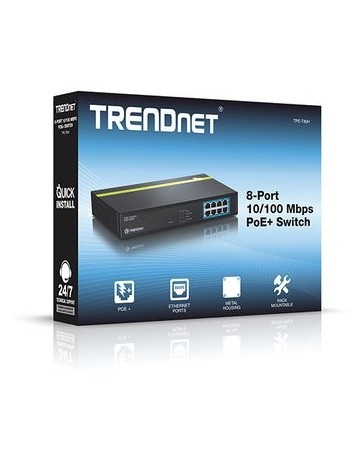 Nuevo Switch TRENDnet De 8 Puertos PoE+ A - Envío Gratuito