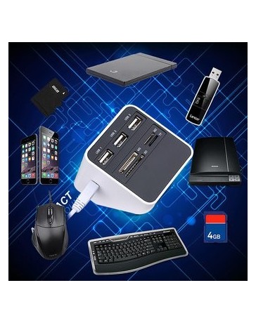 Memoria Lector De Tarjetas Combo - Envío Gratuito