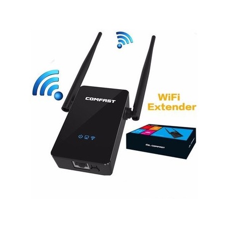 Amplificador de señal WiFi COMFAST Repetidor inalámbrico - Envío Gratuito