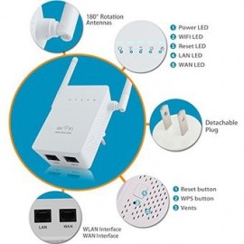 C-zone Mini Wi-Fi Range Extender with Four Modes - Envío Gratuito