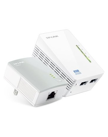 Kit Expansor De Señal Powerline WIFI Tp-Link TL-WPA4220KIT - Envío Gratuito