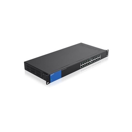 Linksys Switch Gigabit Ethernet para Rack LGS124P, 24 Puertos - Envío Gratuito