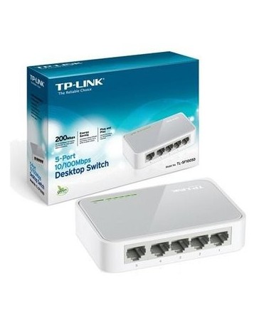 Switch TP-LINK TL-SF1005D, Color Blanco, 3 W, Red Señal - Envío Gratuito