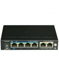 Switch Poe Full Gigabit Saxxon Utp 3Gsw04Tp60 - Envío Gratuito