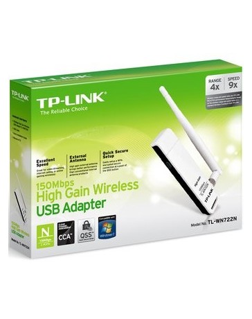 Nuevo Adaptador USB Inalámbrico TP-Link TL-WN722N - Envío Gratuito