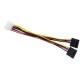 Louiwill 4 Pin Pin 15 A 2x SATA Power Cable Splitter - Envío Gratuito