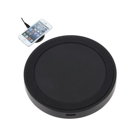 Negro Inalámbrico QI Estándar Cargador De Energía Placa - Envío Gratuito