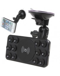 Universal Qi Inalámbrico Coche Succión Titular Transmisor Cojín - Envío Gratuito