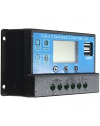 Regulador De La Carga Solar 12V / 24V De La Exhibición De LED - Envío Gratuito