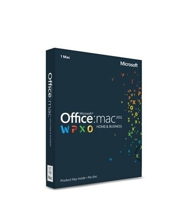 Licencia Microsoft Office para Mac Hogar y Empresa 2011-Español - Envío Gratuito