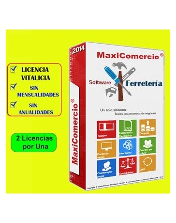 SOFTWARE FERRETERÍA MAXICOMERCIO ERP - Envío Gratuito