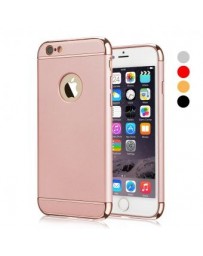 Funda protector case delgado duro armadura prueba golpes cubierta mate Logo agujero para iphone 6 Plus  6s Plus （Rosa） - Envío G