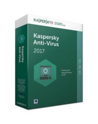 Kaspersky Anti-Virus 2017, 1 PC, 1 Año. TMKS-167 - Envío Gratuito