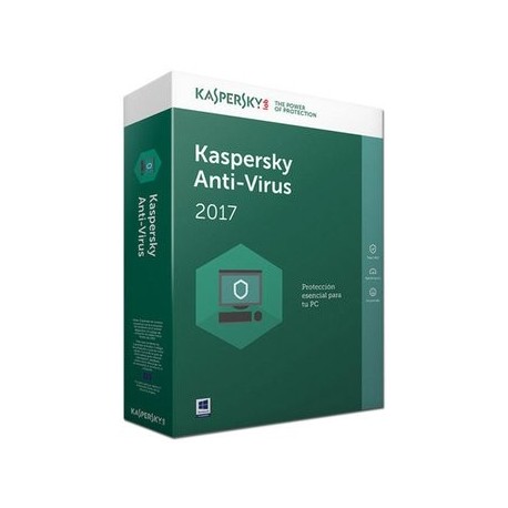 Kaspersky Anti-Virus 2017, 1 PC, 1 Año. TMKS-167 - Envío Gratuito