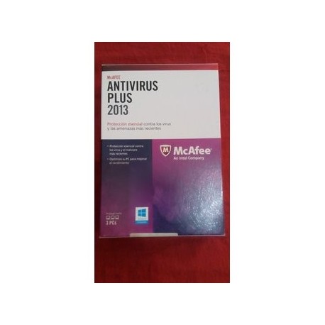 McAfee Antivirus Plus 2013 - Envío Gratuito