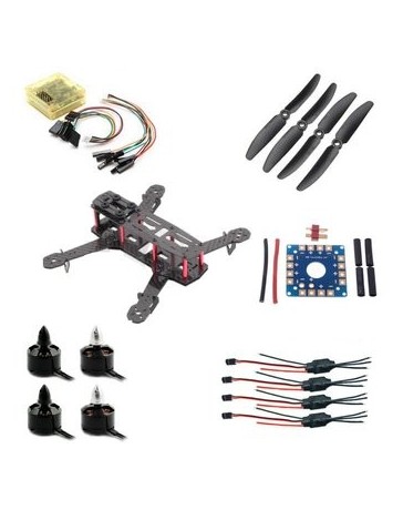 Kit Marco 250 de fibra de vidrio Quadcopter Con control de vuelo - Envío Gratuito