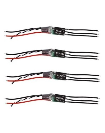 4 PCS BLHeli Mini 16A ESC 2-4S Brushless Speed Controller - Envío Gratuito