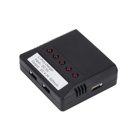 5 in 1 Li-Poly Battery Charger With USB Cable For Hubsan - Envío Gratuito
