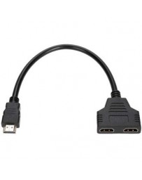 Nueva 1080P HDMI Varón Del Puerto De 2Female - Envío Gratuito