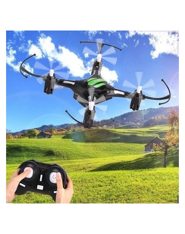 Mini Cuadricóptero JJRC H8-Negro - Envío Gratuito