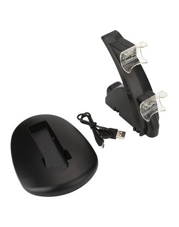LED Mini USB Base De Carga De Muelle Doble Para Playstation 3 - Envío Gratuito