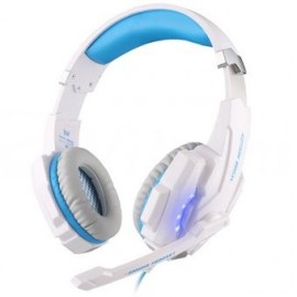 Luz LED G9000 Juego Auriculares-Blanco Azul - Envío Gratuito