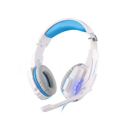 Luz LED G9000 Juego Auriculares-Blanco Azul - Envío Gratuito