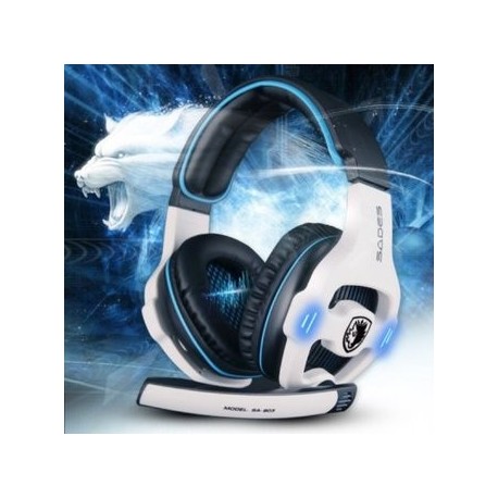 SA - 903 Stereo 7.1 Surround Pro USB Gaming Headset - Envío Gratuito