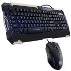 Kit Teclado Y Mouse Thermaltake Commander Gaming - Envío Gratuito