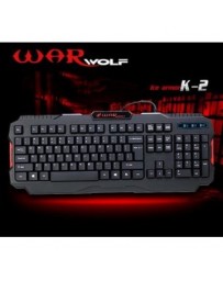 K2 conexión de cable USB Gaming Keyboard_IPX4 - Envío Gratuito