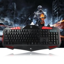 K7M 1.2m Cable USB Backlit teclado de juegos con 113 teclas - Envío Gratuito