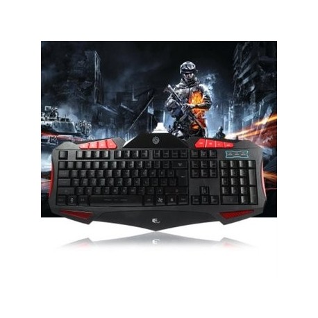 K7M 1.2m Cable USB Backlit teclado de juegos con 113 teclas - Envío Gratuito